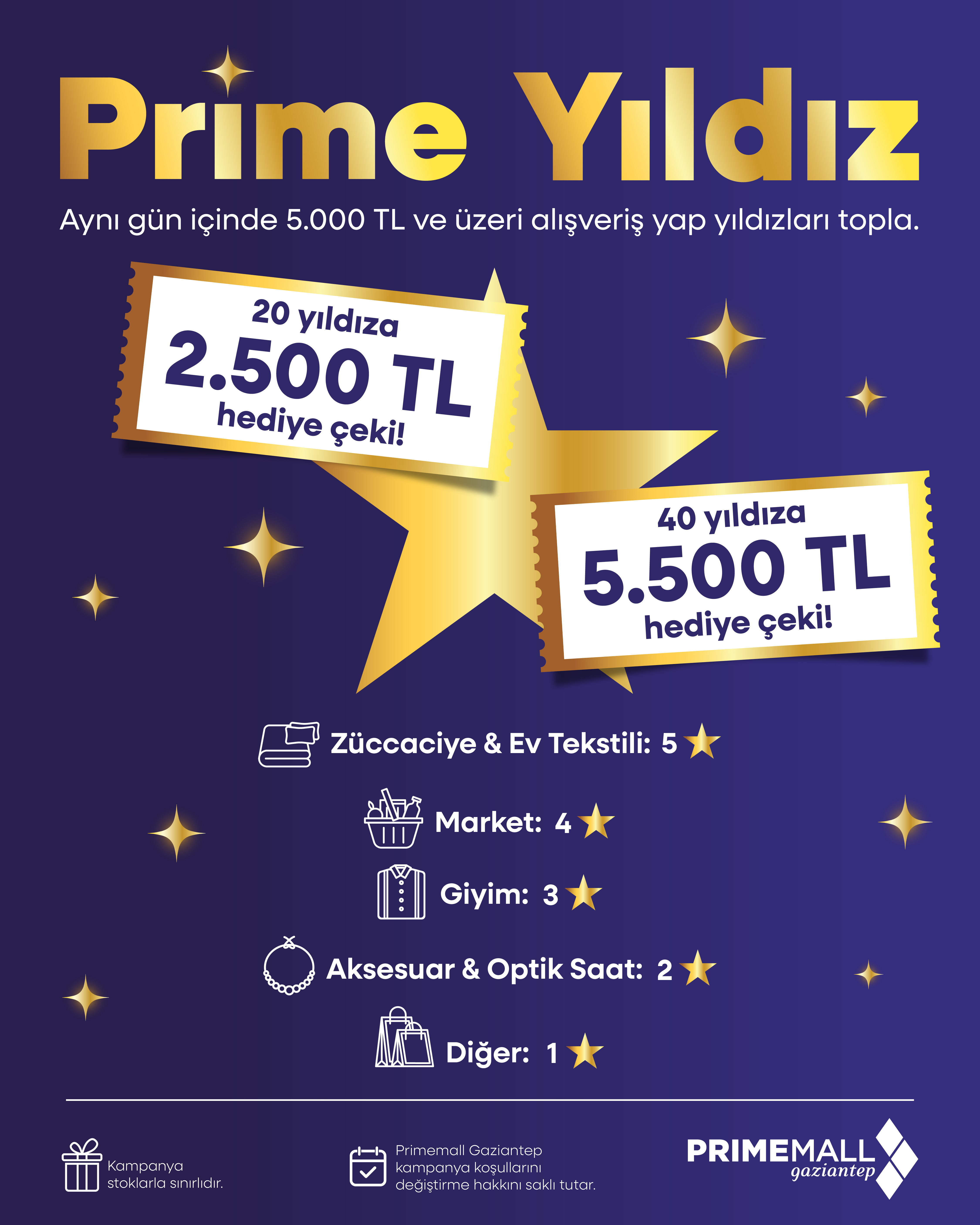 Prime Yıldız Kampanyası